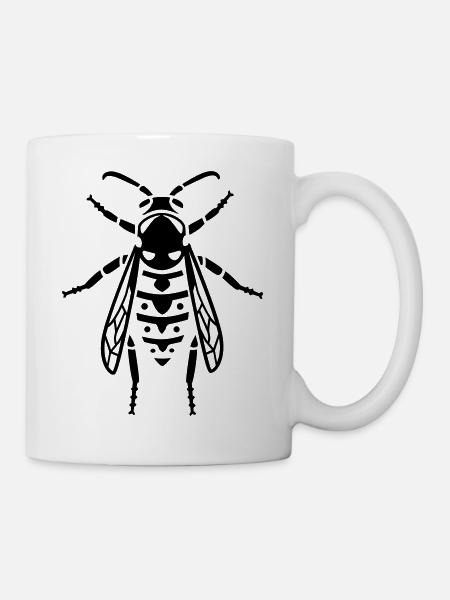 Insectes - Wasp - Mug blanc - blanc