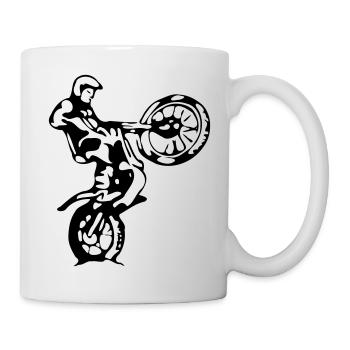 pilote d'essai - Mug blanc - blanc - Droite