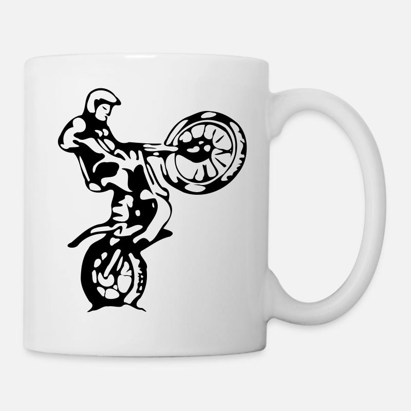 Trial rider - Mug - white