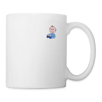 Baby loading... please wait! | Baby Shirt - Tasse - Weiß - Rechts