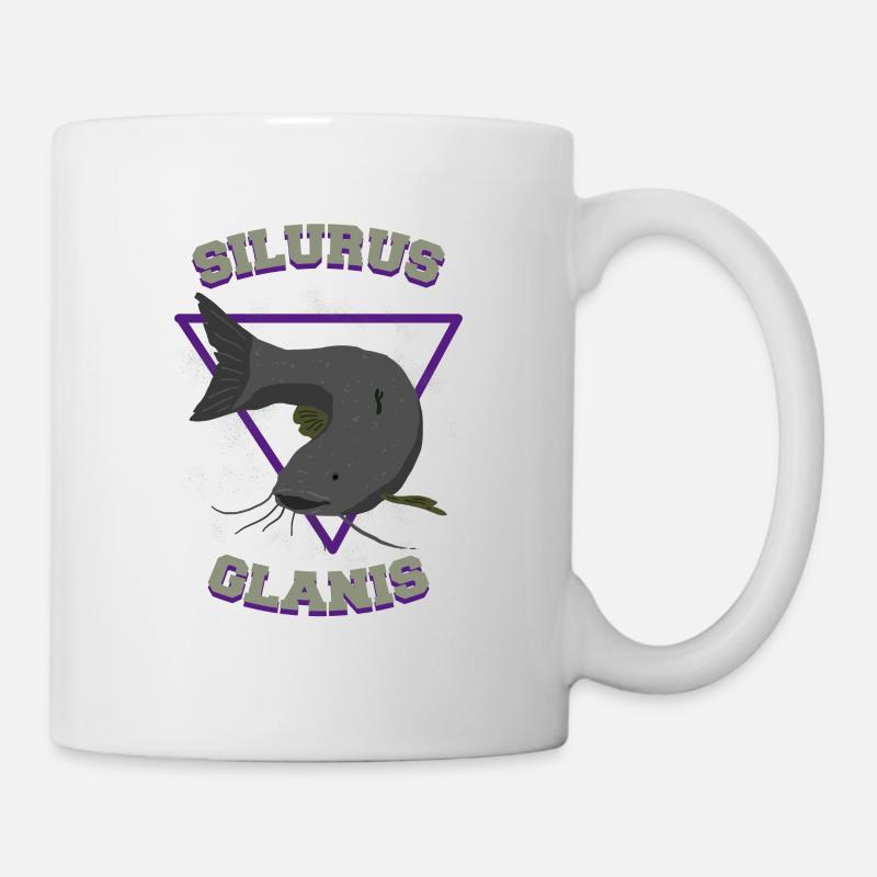Latein Wels Angler Geschenk - Tasse - Weiß
