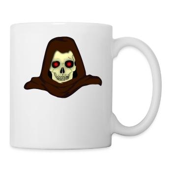 Totenkopf - Tasse - Weiß - Rechts