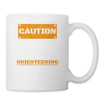 ATTENTION ATTENTION PARLER HOBBY Orienteering - Mug blanc - blanc - Droite