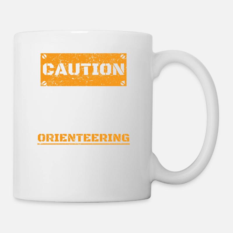 ATTENTION ATTENTION PARLER HOBBY Orienteering - Mug blanc - blanc