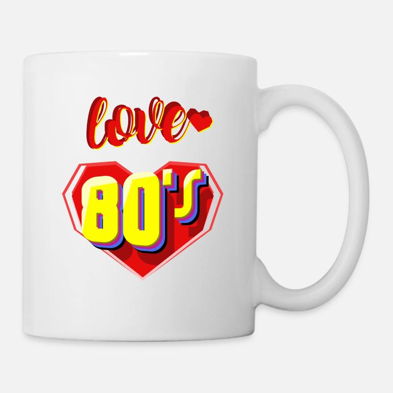 Love the 80's - Mug - white