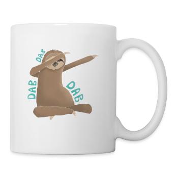Paresseux Dabbi Slothy - Mug blanc - blanc - Droite