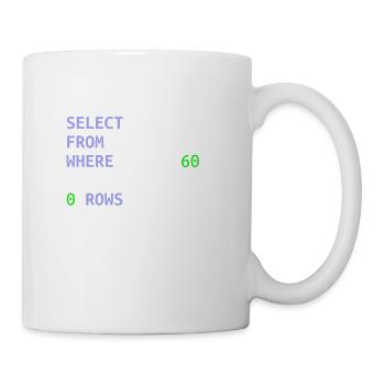 Software Developer SQL Coder Geek Gift - Mug - white - Right