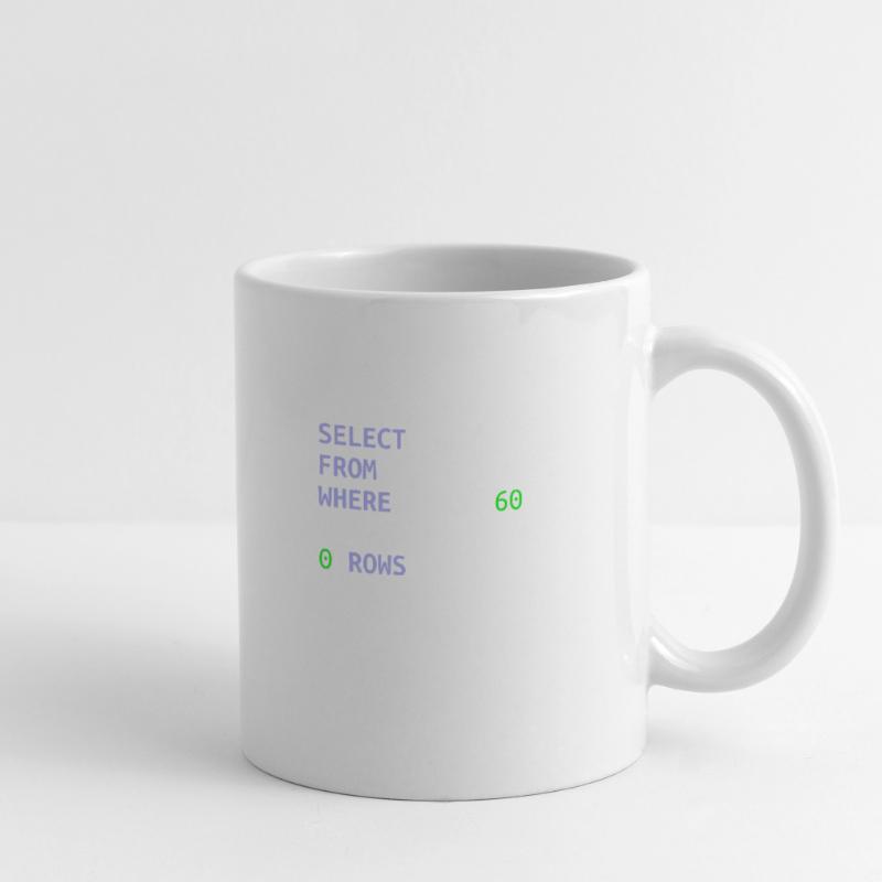 Software-Entwickler SQL Coder Geek Geschenk Tasse