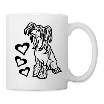 chinesecrestedhairless03 - Mug blanc - blanc - Droite