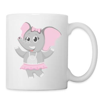 elephant elefant mammut animal tiere10 - Tasse - Weiß - Rechts