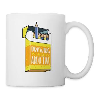 Drawing Paint Artist Gift Birthday Pen - Mug - white - Right