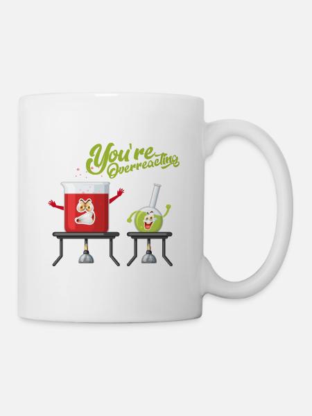 Vous exagérez / Chimie - Laboratoire - Bio - Chemise - Mug blanc - blanc