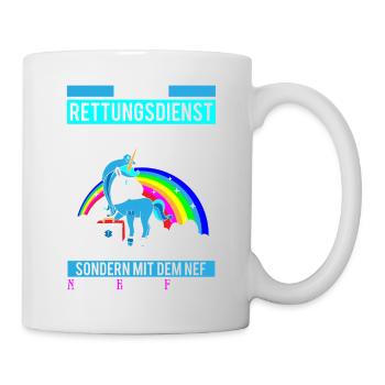 Cadeau de sauvetage princesse Licorne - Mug blanc - blanc - Droite