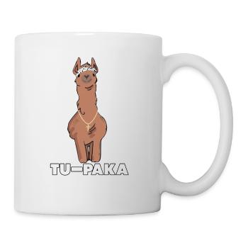 Funny Lama Alpaca Comic Animal Trend - Gift - Mug - white - Right