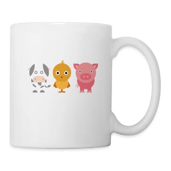 I Dont Eat My Friends Vegan Vegetarian - Tasse - Weiß - Rechts