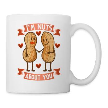 Nuts Nuts Valentine's Day Gift Dear Couples - Mug - white - Right