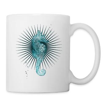 Seepferdchen Pferd Wasser underwater Love cool lol - Tasse - Weiß - Rechts