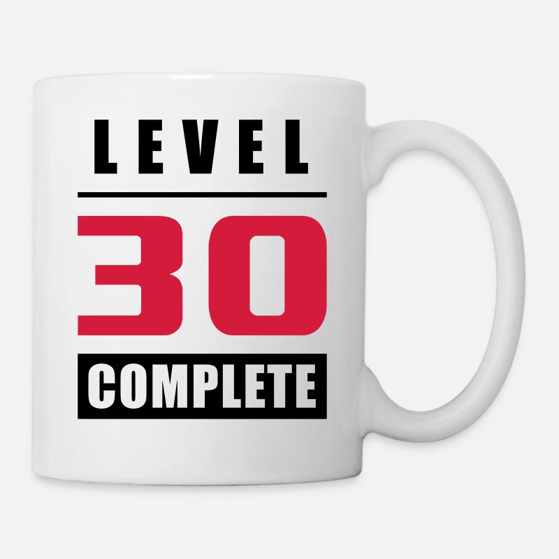 Niveau 30 - Terminé - Mug blanc - blanc