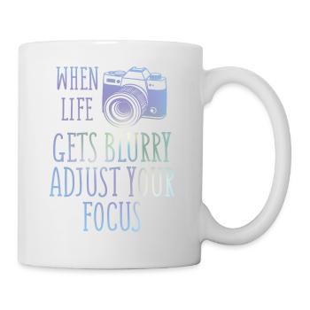Fotograf - Fotografieren - Geschenk - Kamera - Tasse - Weiß - Rechts