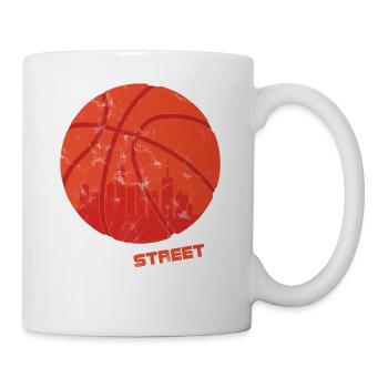 Basketball Shirt - Geschenk - Tasse - Weiß - Rechts