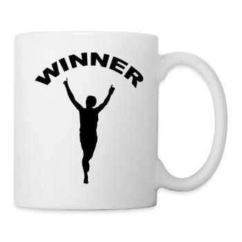 winner runner - Tasse - Weiß - Rechts