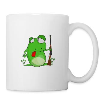 Hippity hoppity Get Off My Property - Mug blanc - blanc - Droite