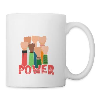 Girl Power Grand Feminist - Mug blanc - blanc - Droite