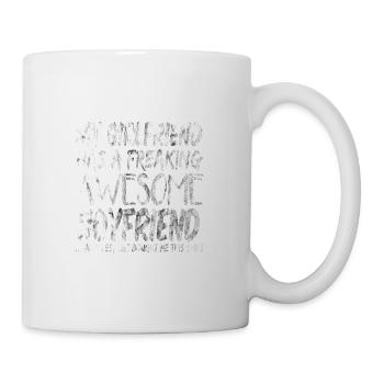flippe petit ami impressionnant valentines cadeau jour - Mug blanc - blanc - Droite