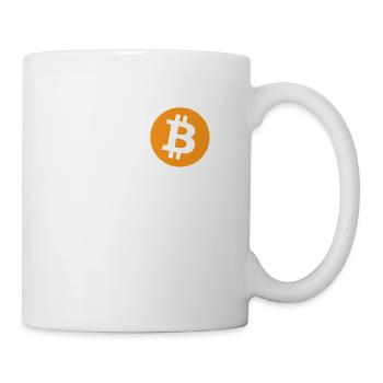 Bitcoin à la fusée lunaire navette spatiale HODL Pun - Mug blanc - blanc - Droite
