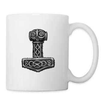 Thor Hammer Mjolnir Mjolnir - Mug - white - Right