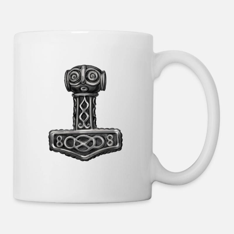 Thor Hammer Mjölnir Mjolnir - Tasse - Weiß