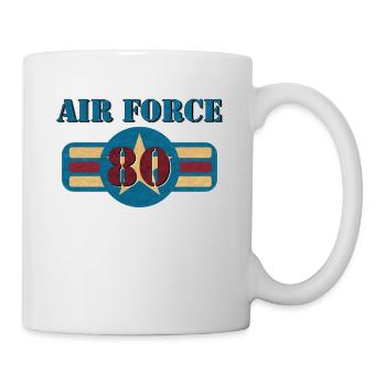 Force de Vintage US Air US Air Force 80 Cadeau militaire - Mug blanc - blanc - Droite