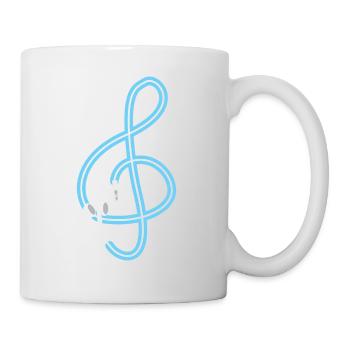 La musique est la clé - Musique - Son - Song - Paroles - Mug blanc - blanc - Droite
