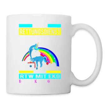 Cadeau de sauvetage princesse Licorne - Mug blanc - blanc - Droite