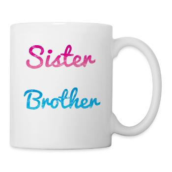 Proud sister of a great brother - Mug - white - Right
