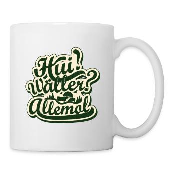 Oh du schöner Westerwald Wäller - Tasse - Weiß - Rechts