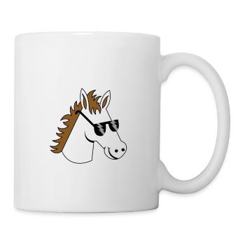 Pferdewirt - Pferd - Arbeit - Reiterhof - Stall - Tasse - Weiß - Rechts