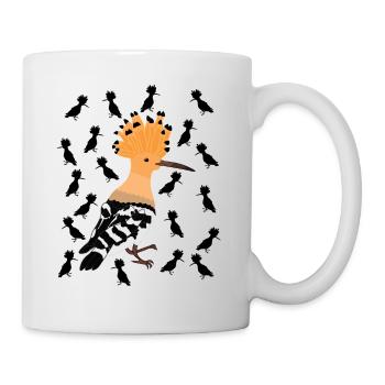 Oiseau cerceau - Mug blanc - blanc - Droite