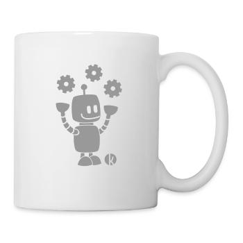 Funny Robot - Gears - Engineer Gifty - Mug - white - Right