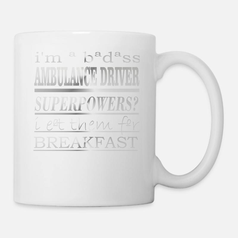 KRANKENWAGEN-FAHRER - Tasse - Weiß