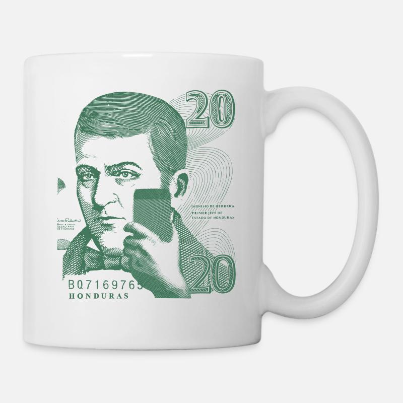 Honduras 20 lempiras Dionisio de Herrera - Mug blanc - blanc