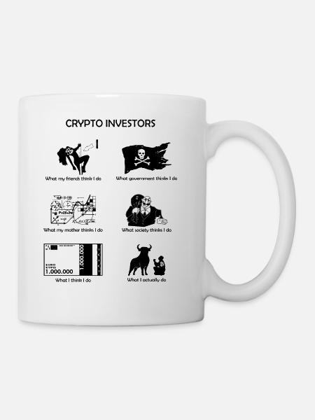 CRYPTO INVESTORS - Tasse - Weiß