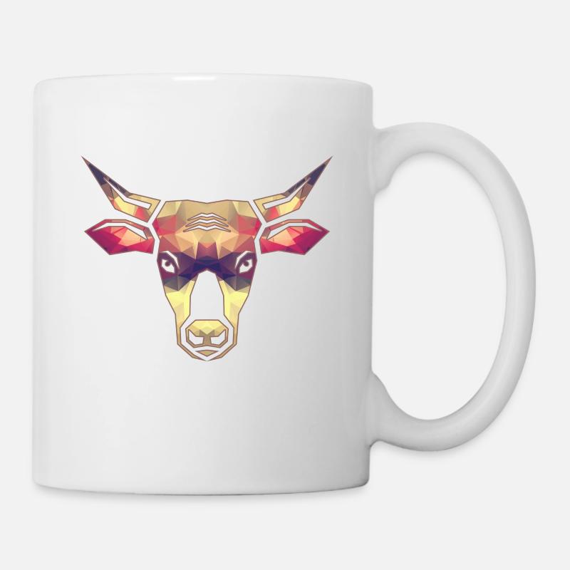 Kuh Geometric - Mug - white