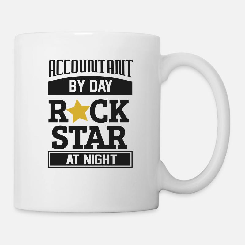 Parti comptable T-shirt - Mug blanc - blanc