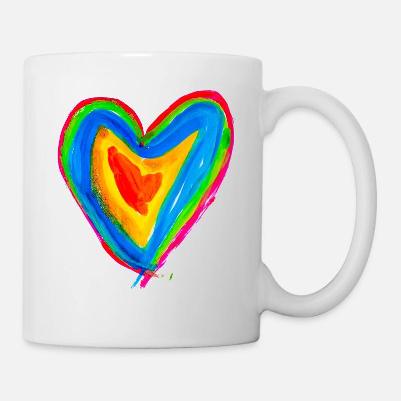 Herz - Tasse - Weiß