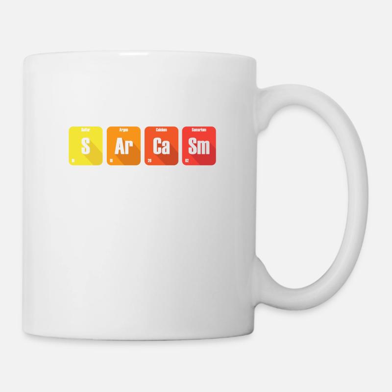 Sarcasm gift for Chemistry Teacher - Mug - white