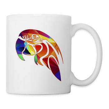 Parrot Geometric - Mug - white - Right