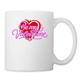 Magasin Be My Valentine coeur rouge Conception cadeau - Mug blanc - blanc - Droite