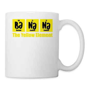 Funny - Banana - Element - Gelb - Lustig - Cool - Mug - white - Right