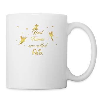 fairy fairies fairy first name Alix - Mug - white - Right